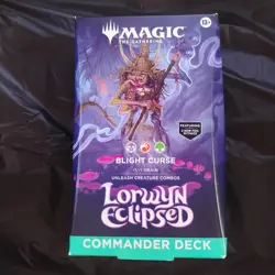 NEW* UNOPENED* Magic: The Gathering Lorwyn Eclipsed Commander Deck Blight Curse - Image 1