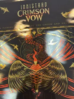 MTG Magic Innistrad: Crimson Vow Foil Binding Vows Promo Poster*CCGHouse* - Image 3