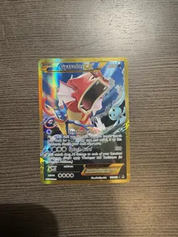 Pokemon Gyarados EX TCG Card Full Art Holo, Secret Rare XY Breakpoint 123/122 NM - Image 1