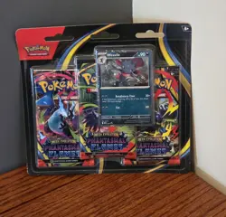 [SEALED] Pokemon Phantasmal Flames Triple Blister: Weavile Promo - In Hand - Image 1