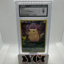 Pikachu Holo Card 005/025 CGC 9 - Pokemon TCG Celebrations - 25th Anniversary - Image 1