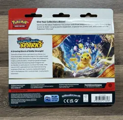 Pokemon TCG Surging Sparks 3 Pack Blister Zapdos - Image 2