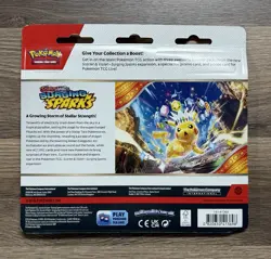 Pokemon TCG Surging Sparks 3 Pack Blister Zapdos - Image 4