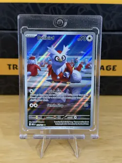 Pokemon TCG Delibird 152/132 NM/M 2025 Mega Evolution Full Art Illustration Holo - Image 1