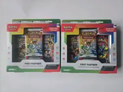 Pokemon first Partner Illustration Collection Series 1 In Hand Lot Of 2 - Image 1