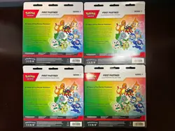 NEW Lot of 4 Pokemon First Partner Illustration Collection Box Series 1 Sealed - Image 2