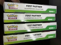 NEW Lot of 4 Pokemon First Partner Illustration Collection Box Series 1 Sealed - Image 4