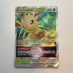 Pokemon Leafeon VSTAR SWSH195 SWSH Promo Full Art Holo 260HP 180ATK - Image 1