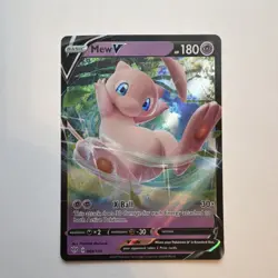 Pokemon Mew V 069/189 Swsh03 Darkness Ablaze Ultra Rare Holo Basic 180HP 30×ATK - Image 1
