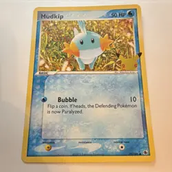 JUMBO Pokemon Mudkip 59/109 EX Ruby & Sapphire Promo Basic Water - Image 1