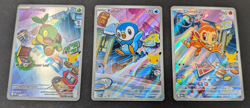 Pokemon TCG First Partner Illustration Collection Series 1 Gen 4 Sinnoh Starters - Image 1