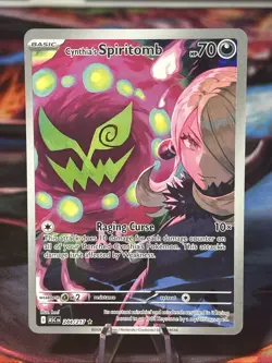 Pokemon Cynthia's Spiritomb 244/217 Me: Ascended Heroes Illustration Rare NM/M - Image 1