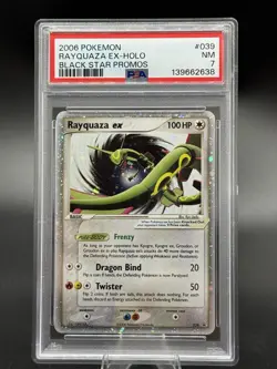 PSA 7 - Rayquaza EX - 039 - Nintendo Black Star Promo 2006 - Pokemon TCG Swirl! - Image 1