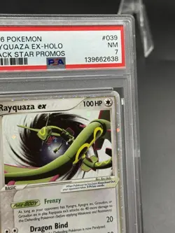 PSA 7 - Rayquaza EX - 039 - Nintendo Black Star Promo 2006 - Pokemon TCG Swirl! - Image 3