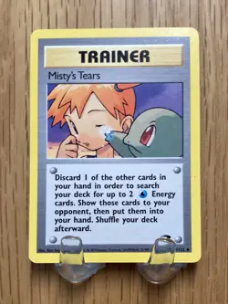 Pokemon TCG WOTC Gym Challenge Mistys Tears 118/132 Uncommon Unlimited LP - Image 1