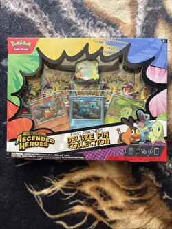 Pokemon Ascended Heroes First Partner Deluxe Pin Collection Sealed New - Image 1