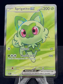 Pokemon-Mega Evolution: Ascended Heroes-Sprigatito ex-251/217-Ultra Rare-M/NM - Image 4