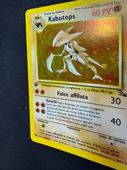 Pokemon Kabutops 9/62 Fossil Rara Holo Prima Edizione Wizards ITA Carte Vintage - Image 4