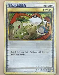 Switch 24/30 – HS Trainer Kit (Raichu Half Deck) 2010 - LP - Pokemon TCG Trainer - Image 1