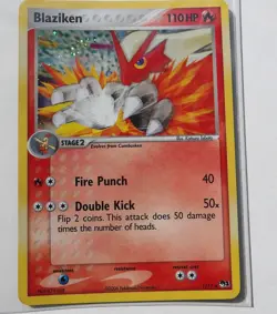 Blaziken 1/17 Holo Rare - 2004 POP Series 1 Promo Pokemon TCG. Vintage Holo - Image 2