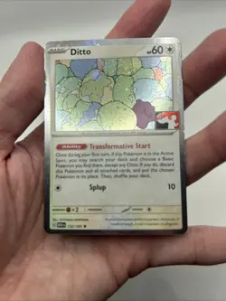 Ditto 132/165 Cosmos Holo Prize Pack Stamped Series 6 Pokemon TCG 151 Mew - Image 4