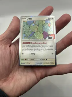 Ditto 132/165 Cosmos Holo Prize Pack Stamped Series 6 Pokemon TCG 151 Mew - Image 5