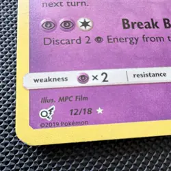 Mewtwo 12/18 2019 Detective Pikachu Holo Rare - Image 2