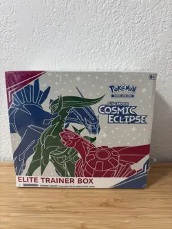 New Pokemon TCG Sun & Moon Cosmic Eclipse Elite Trainer Box Sealed - Image 1