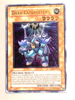 yugioh Dark Catapulter CRV-EN013 Ultimate Rare Unlimited Edition near mint - Image 1