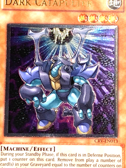 yugioh Dark Catapulter CRV-EN013 Ultimate Rare Unlimited Edition near mint - Image 2