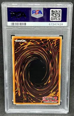 Yugioh PSA 8 NM-MT Blue-Eyes White Dragon DPBC-EN016 Ultra Rare 1st Ed S#7428 - Image 2