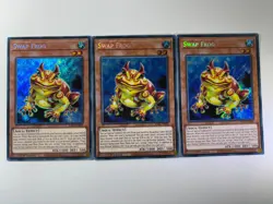 3 x Swap Frog RA03-EN005 Secret Rare 1st Edition YuGiOh Playset - Image 1