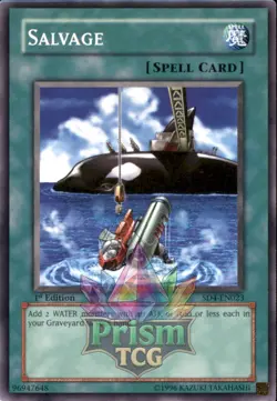 1st Ed Salvage SD4-EN023 Yugioh - Image 1