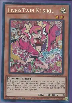 Yugioh Live☆Twin Ki-sikil Secret Rare RA04 - Image 1