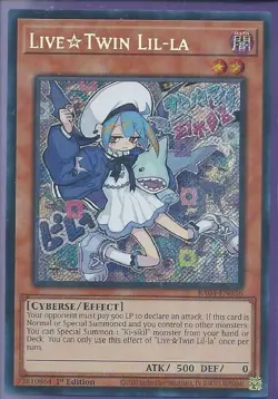 Yugioh Live☆Twin Lil-la Secret Rare RA04 - Image 1