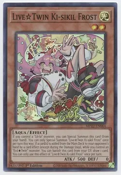 Yu-Gi-Oh! - Live Twin Ki-sikil Frost - MP22-EN064 - Super Rare - 1st Ed - NM/M - Image 1