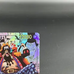 Teach OP09-093 Manga Alt Art Emperors in the New World ONE PIECE Card Japanese - Image 3