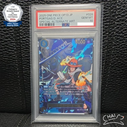 PSA 10 Ace R-SPC EB02-028 Carrying on His Will ONE PIECE Card Japanese - Image 1