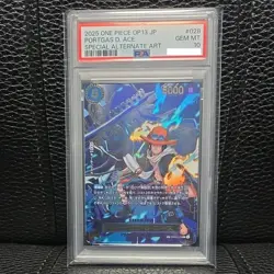 PSA 10 Ace R-SPC EB02-028 Carrying on His Will ONE PIECE Card Japanese - Image 2