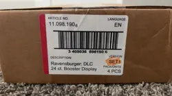 Disney Lorcana The First Chapter Booster Box Case -FACTORY SEALED - English - Image 1