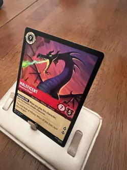 Disney Lorcana Maleficent Monstrous Dragon Regular Card Participant 4/P3 EN 9 - Image 3