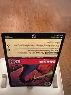 Disney Lorcana Maleficent Monstrous Dragon Regular Card Participant 4/P3 EN 9 - Image 5