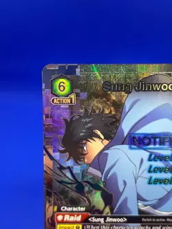 Union Arena UE17BT: SOLO LEVELING Sung Jinwoo UE17BT/SLG-1-049 Super Rare 1-Star - Image 3