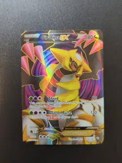 Giratina EX 124/124 Dragons Exalted 2012 Full Art Holo Rare Pokemon Card TCG NM - Image 1