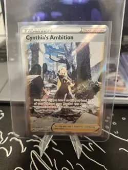 Pokemon TCG Cynthia's Ambition GG60 Crown Zenith Trainer Gallery Card - Image 1