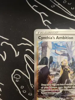 Pokemon TCG Cynthia's Ambition GG60 Crown Zenith Trainer Gallery Card - Image 3