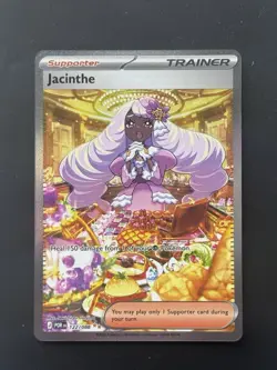 Jacinthe 122/088 SIR Pokemon Perfect Order Full art Trainer Card - Image 1