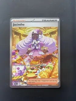 Jacinthe 122/088 SIR Pokemon Perfect Order Full art Trainer Card - Image 3
