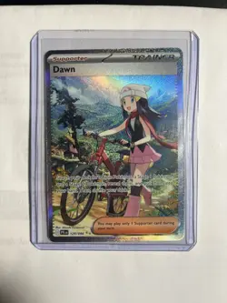 Pokemon TCG Dawn Full Art Trainer Card 129/094 Special Illustration Rare Holo NM - Image 1