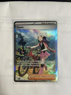 Pokemon TCG Dawn Full Art Trainer Card 129/094 Special Illustration Rare Holo NM - Image 3